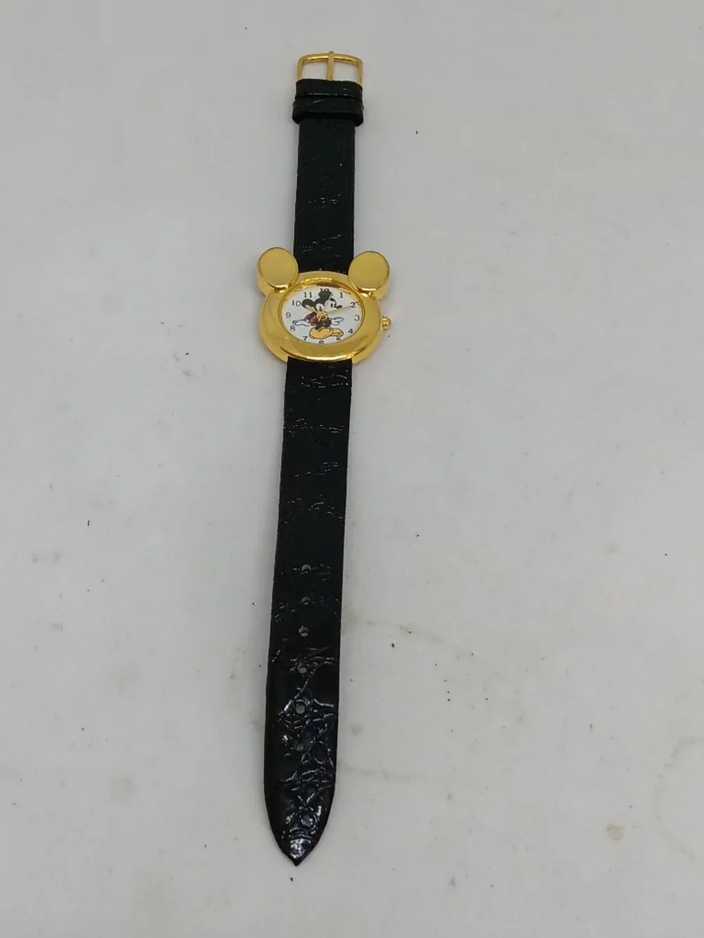 VINTAGE 1990s Disney Time Works Women's 28mm Mickey Mouse Ears Quartz Watch